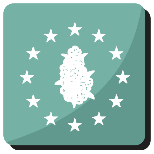 Europäische Nutzhanfblüten