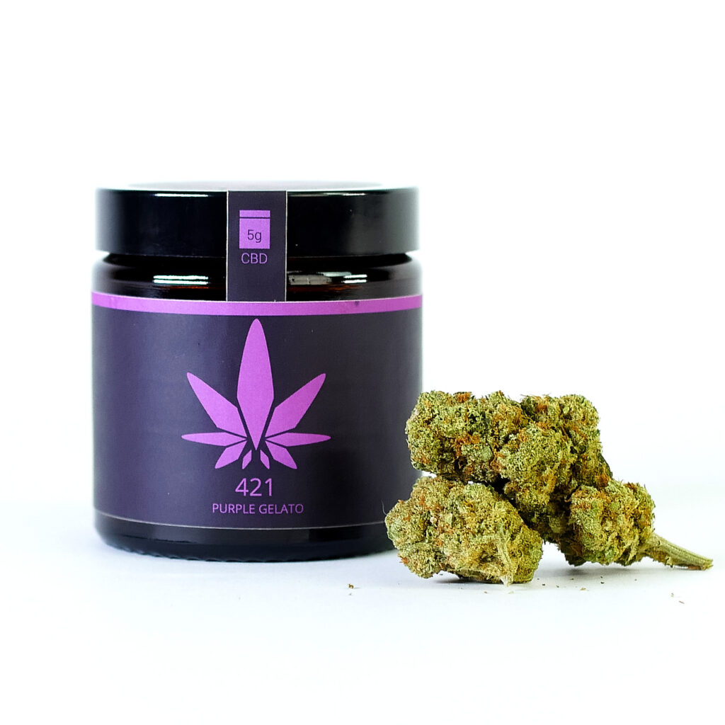 Glas 421 premium CBD Purple Gelato 5g
